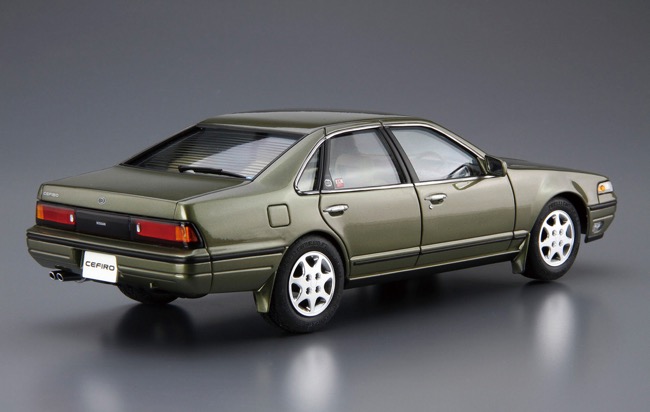 懐かしいあの頃を思い出す!? アオシマから90年代前半のセダンのプラモ