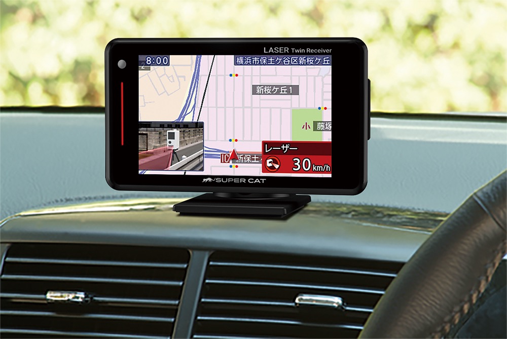 業界初！ レーザー式移動オービス対応レーダー探知機[ユピテル スーパーキャットLS300] ドライバーWeb｜クルマ好きの“知りたい”がここに