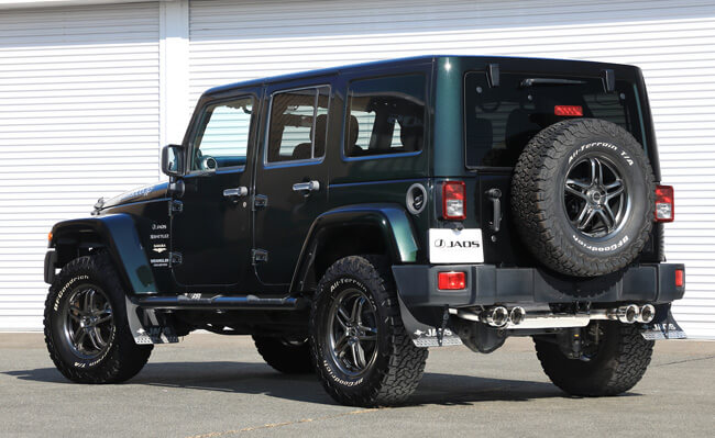 JEEP JK ラングラー 2本出し 10Φ マフラー パフォーマンスマフラー