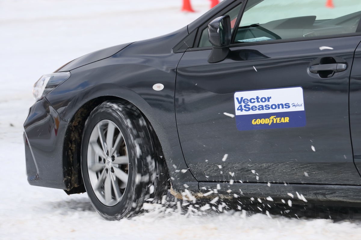 オールシーズンタイヤはあり？】雪道性能を試してみた。グッドイヤー編