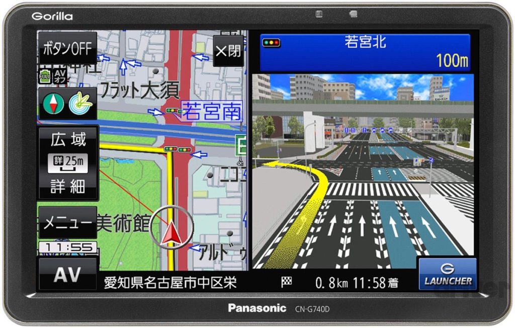 パナソニック CN-G540Dゴリラ *地図データ:2020年 Panasonic CN-G540D 2020年地図 ゴリラ 極上品 - メルカリ