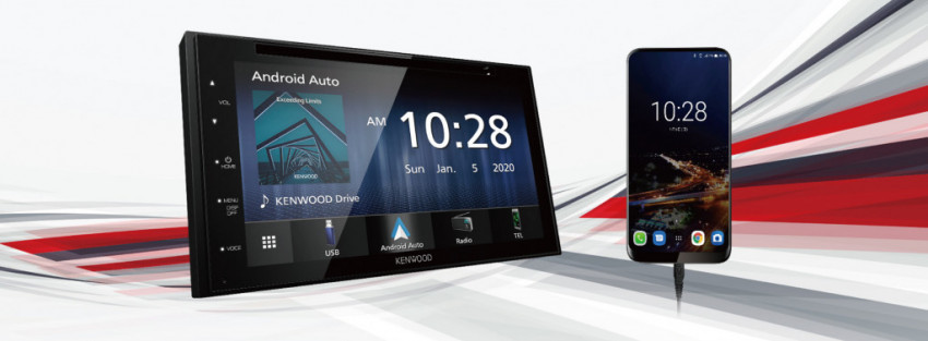 Apple CarPlayやAndroid Autoに対応。スマホ連携型車載用ディスプレイ