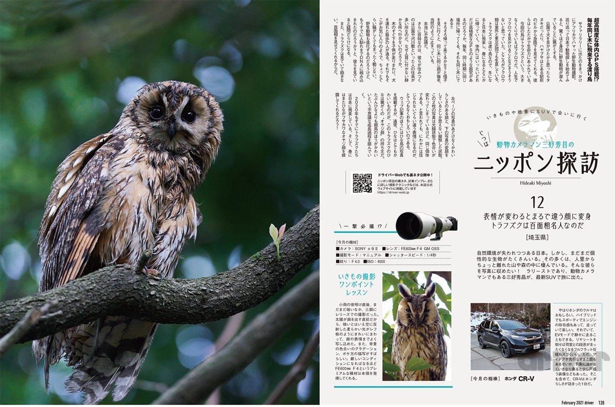 森の百面相名人を追え！「三好秀昌のニッポン探訪・取材ウラ話 第12回