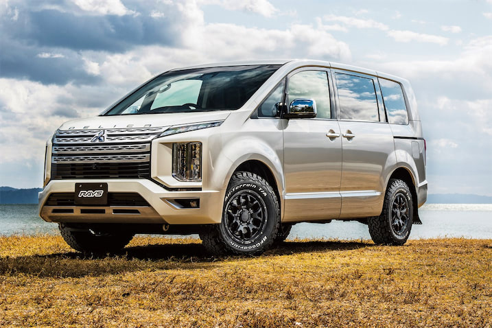 デリカD:5用厳選ホイール】車種専用設計でより深くタフに魅せる