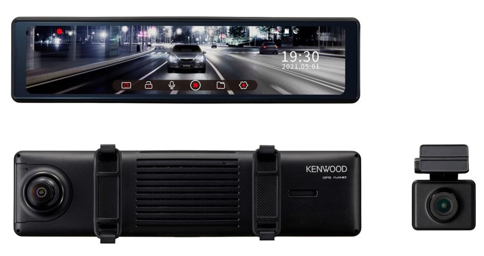ケンウッド デジタルルームミラー型ドラレコ DRV-EM4700 付属品有り 一歩先、行っとく？ケンウッドがデジタルルームミラー搭載の2