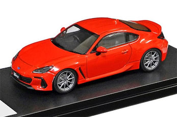 Hi-Storyから1/43スケール「SUBARU BRZ S（2021）」ディスプレイモデル