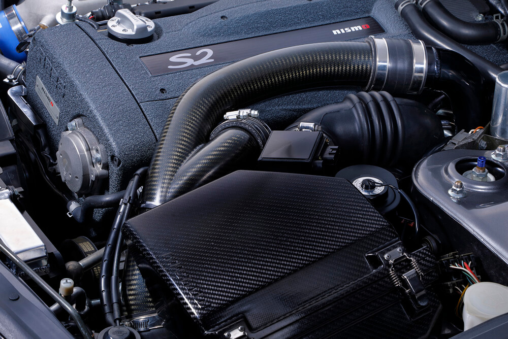 NISMO、RB26DETTエンジンのレスポンスを向上させるカーボンエア