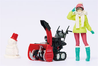 みのりwithホンダ」の最新作は除雪機！ 暮らしに溶け込むHondaを