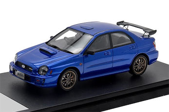 1/43 ハイストーリー インプレッサ S202 sti 2002 青 白 黄 1/43 ハイストーリー インプレッサ S202 sti 2002 青 白 黄