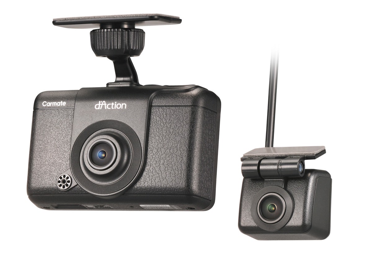 新品未使用　前後ドライブレコーダー　封印テープ付 楽天市場】ドライブレコーダー 前後2カメラ カーメイト DC2000R