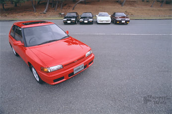 130馬力のマツダ ファミリア 3ドアHB・GTとライバルのハンドリングは