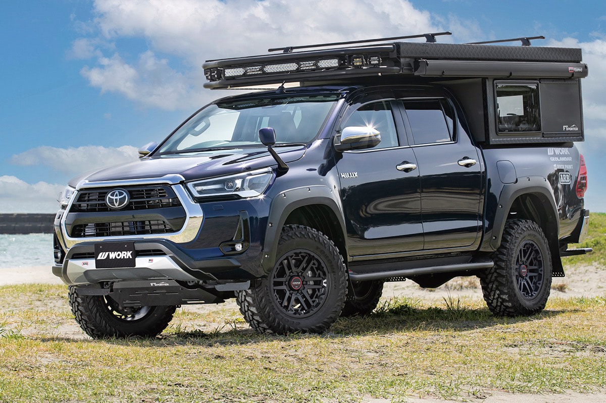 たー　ハイラックスホイール③ ハイラックス カスタム】世界一過酷なレースを戦うホイールが美しく