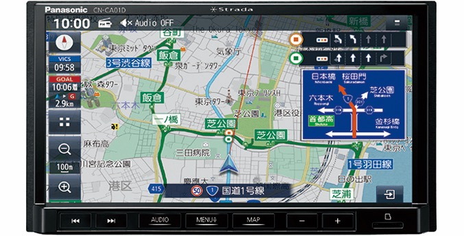 ストラーダがネット動画機能を新搭載！ 大画面フローティング