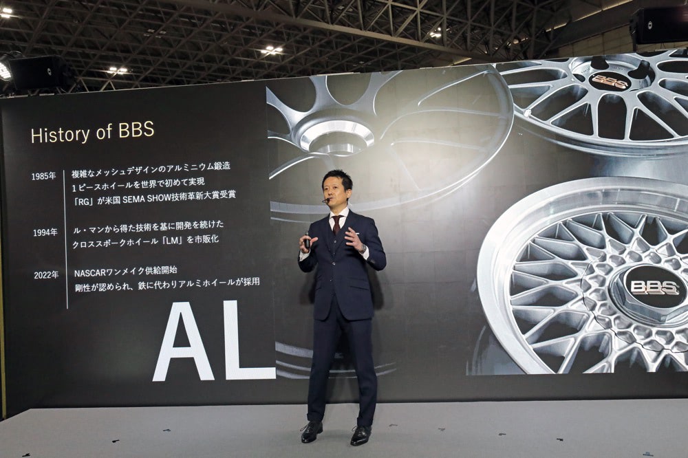 BBSの新しい鍛造アルミホイール「FL」が東京オートサロンで