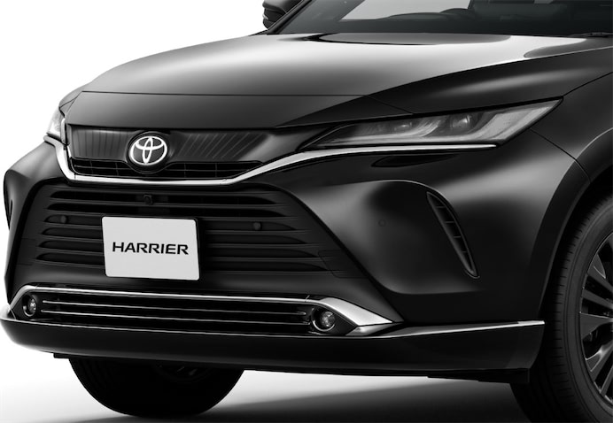 トヨタ、ハリアーを一部改良し、装備を充実化。”艶黒”パーツ多用の特別