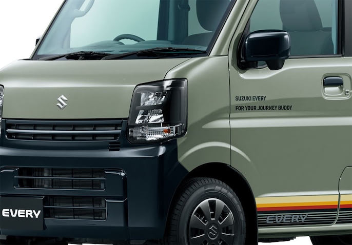 スズキ、エブリイにブラックアクセントが際立つ特別仕様車を設定
