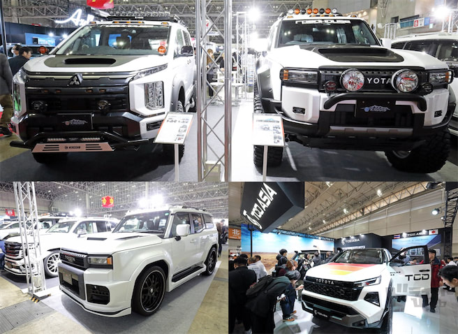 BST カスタム宣伝カー 4台セット 東京オートサロン2026で発見！】“厳選”最新SUVカスタムをクローズ