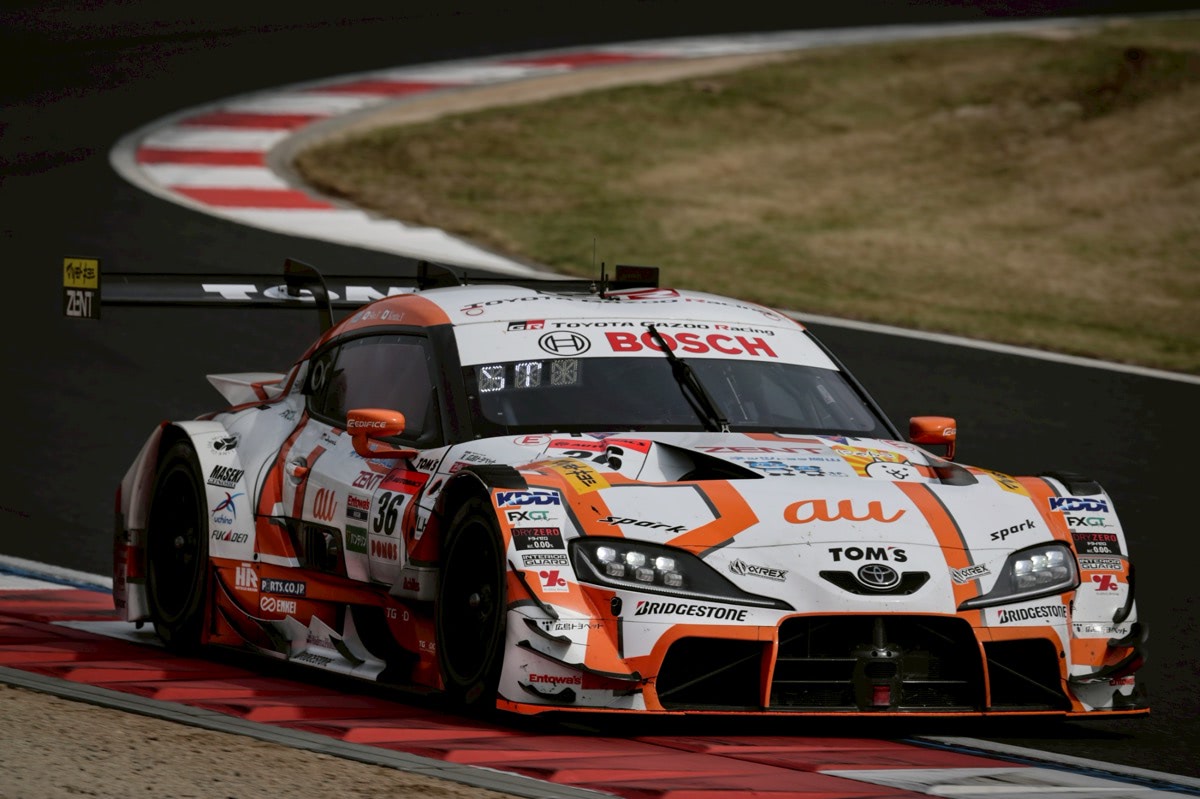 しょうTA スーパーGT】王者No.36 au TOM'S GR Supra（坪井翔／山下健太）がGT500
